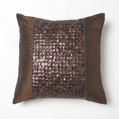 Mother Of Pearl Geometric Pillow Cover