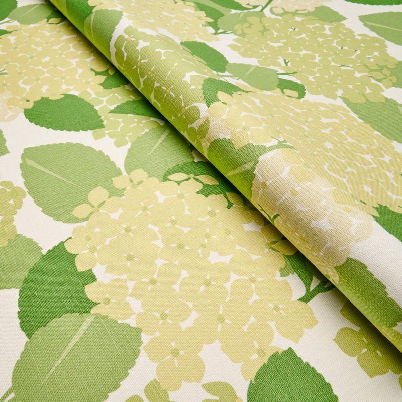 Tissu d'hortensia, Vert