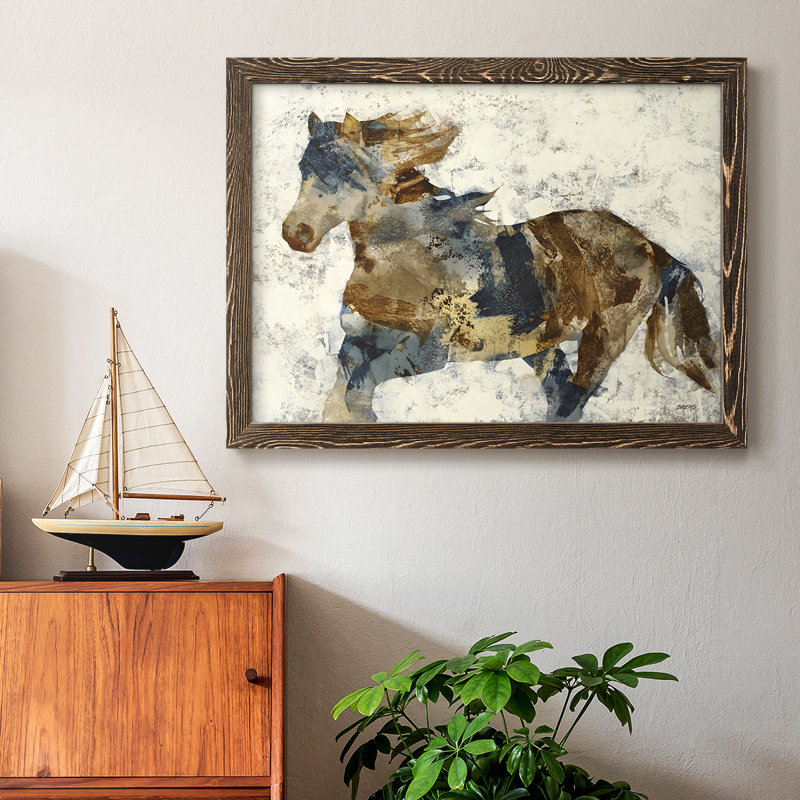 Gallop, reproduction d'art sur toile, Noyer, H 18 po x l 26 po x P 1,5 po