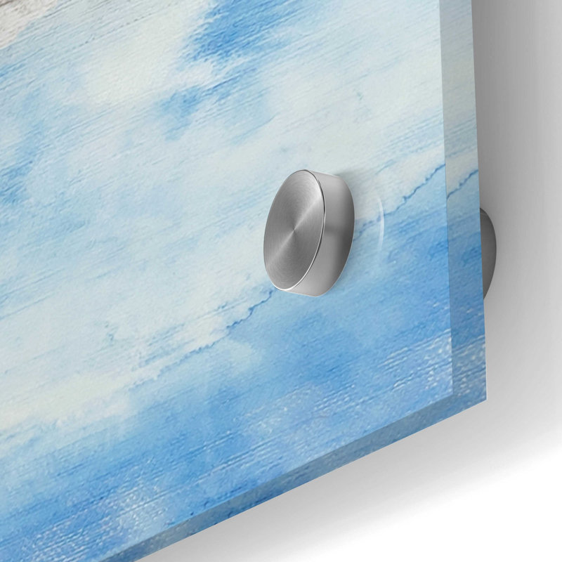 «Island Mist I» par Tim O'Toole, art mural en verre acrylique, H 48 po x l 24 po