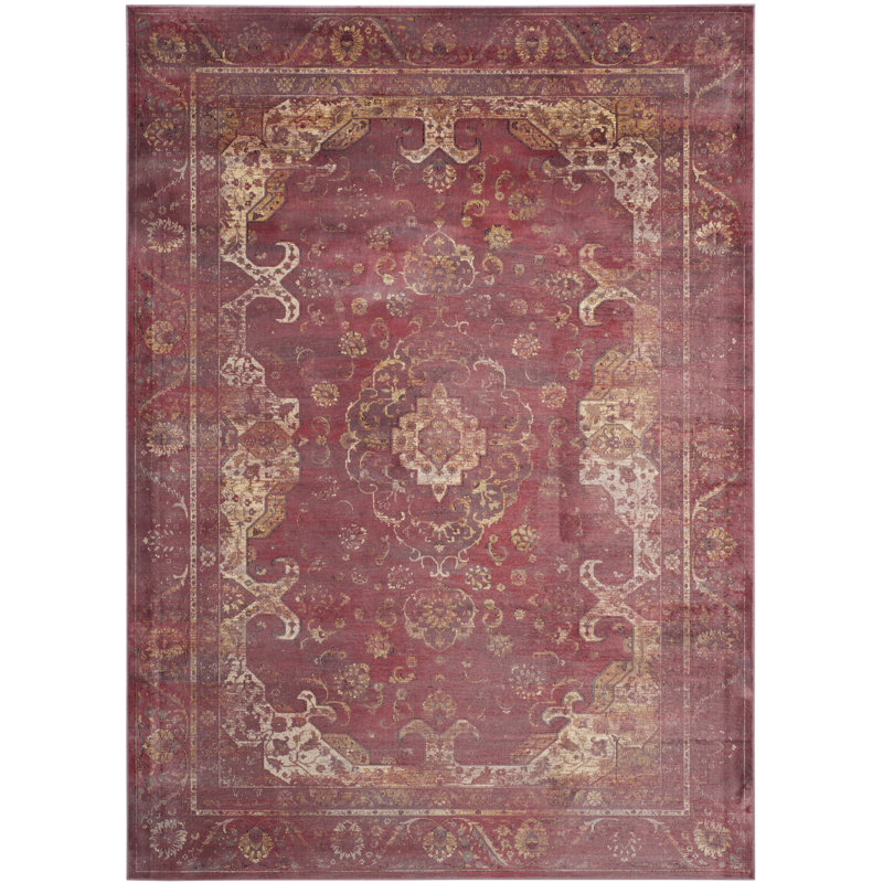 Tapis performance oriental rétro Odin, Rectangle 3 pi 3 po x 5 pi 7 po