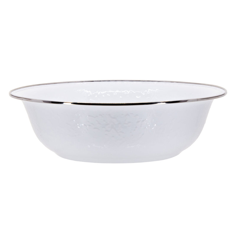 Golden Rabbit Enamelware 4 Qt. Serving Bowl