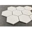 Carreau de mosaïque en porcelaine nid d'abeille pour mur et plancher 4 po x 4 po-87889834