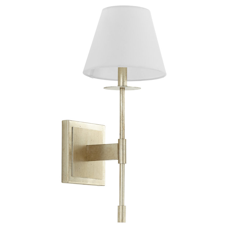 Kubel 1 - Light Sconce, Aged Silver Leaf