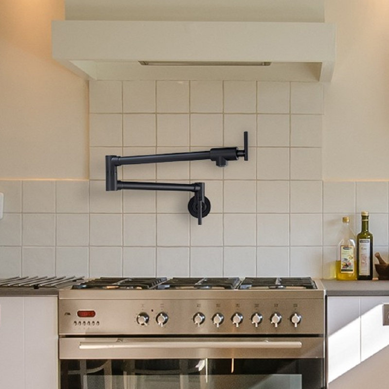 VanityIn Kitchen Faucet, Matte Black