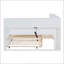 Lit de jour en bois avec lit gigogne simple