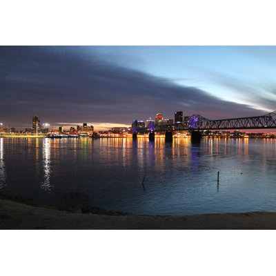Louie Evening At Louisville, KY by G0khano - Wrapped Canvas Print