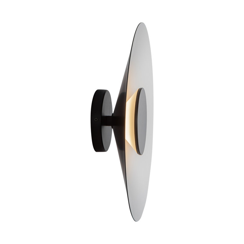 Cruz 1 - Light LED Wallchiere, Black/White, Black/White
