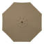 Parasol de patio blanc mat 11 pi.-1203312707