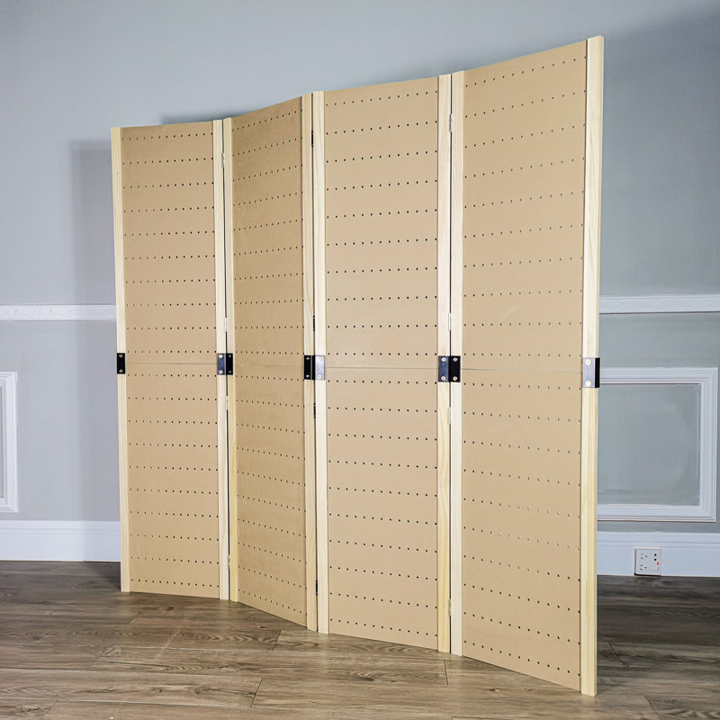 Paravent pliable 4 panneaux 5 pi