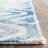 Bryauna Hand Tufted Wool/Cotton Geometric Rug in Ivory/Blue-95312809