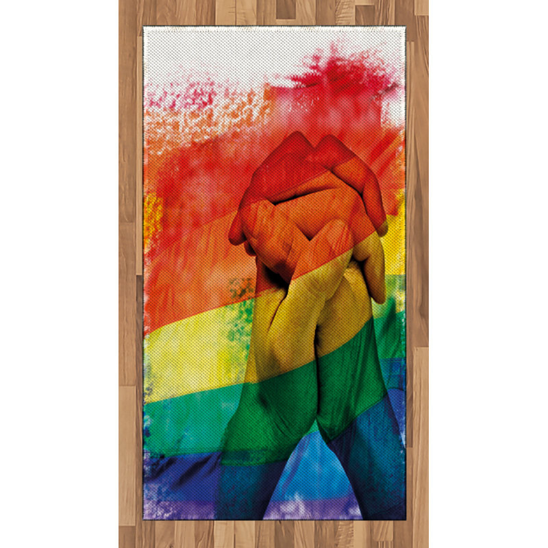 Tapis décoratif Pride, Rectangle 2 pi 7 po x 5 pi