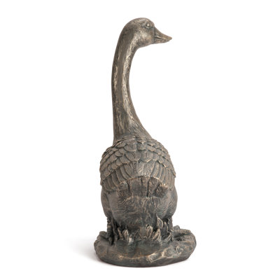 20"H MGO Goose Garden Statue-White
