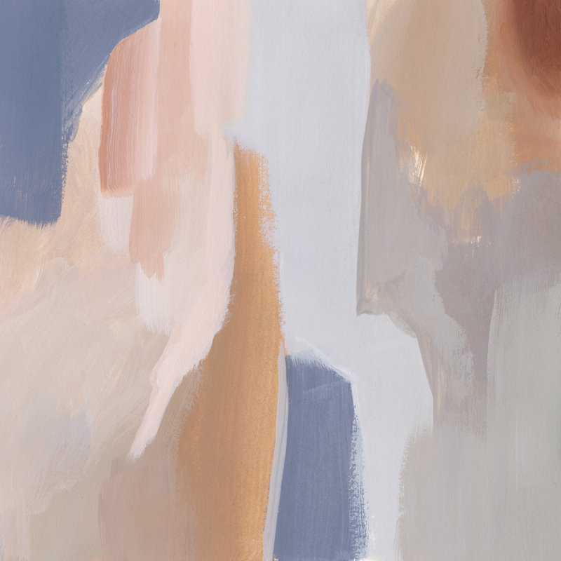Clay Blush IV by Grace Popp - Wrapped Canvas Painting, 76cm H x 76cm W