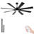 72 Inch Large Ceiling Fan with Light, Outdoor Ceiling Fan with Remote, Modern Industrial Ceiling Fan, Quiet Reversible DC Motor Indoor Outdoor Ceiling Fan for Living Room Bedroom Patio Porch-1821862064-1821862067-1821862068
