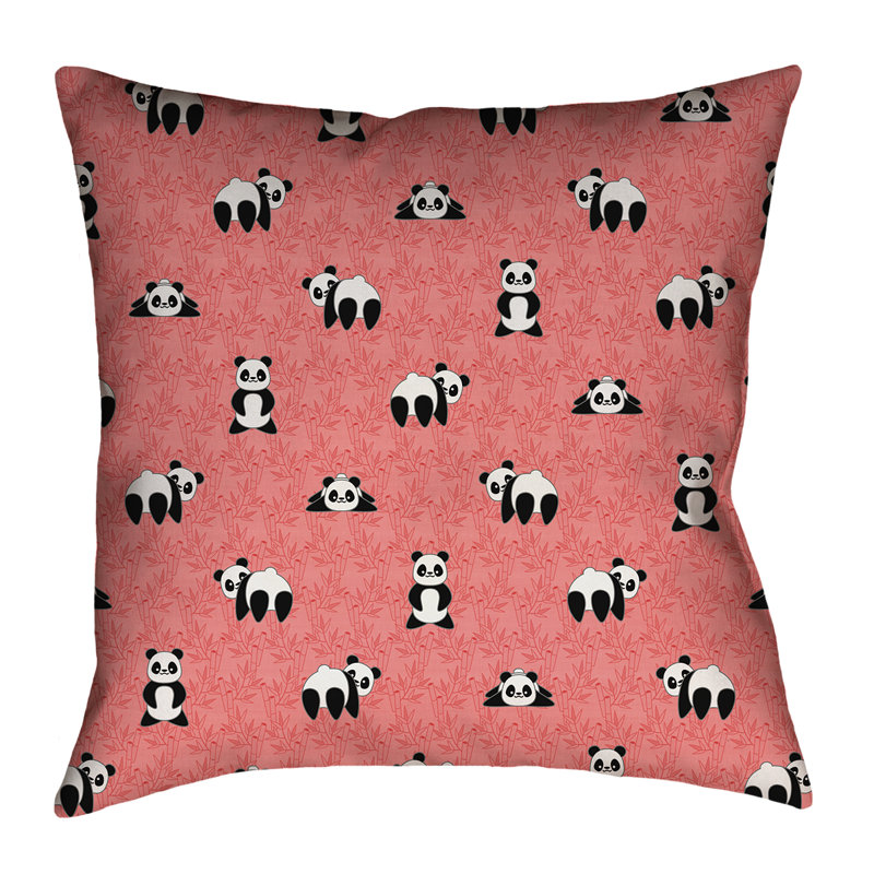 Coussin Katelyn Elizabeth, 14 po x 14 po, Rouge