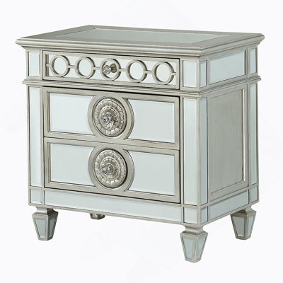 Table de chevet avec miroir Varian