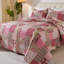 Ensemble de literie réversible douce et légère Floral Patchwork-110565067-110565069
