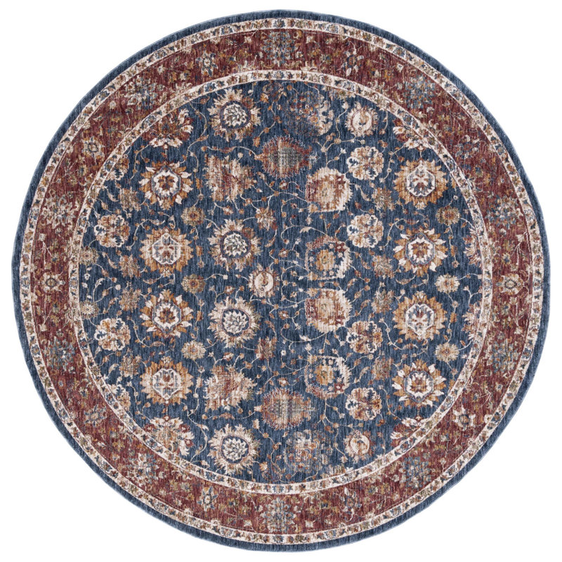 Deriel 700 Performance Southwestern Rug, Round 6'7"