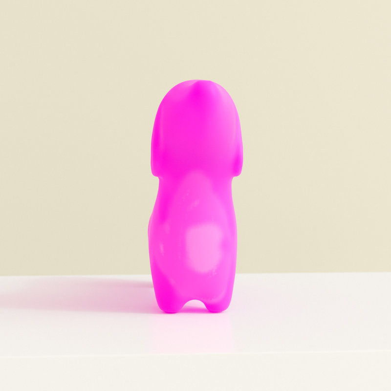 Figurine de teckel Aaden, Rose vif