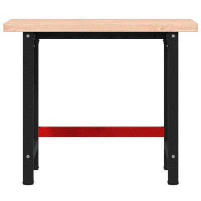 100cm W Solid Wood Top Workbench