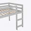 Loft Bed With Slide, Multifunctional Design, Twin (Gray)(OLD SKU: WF292715AAE)-77646553