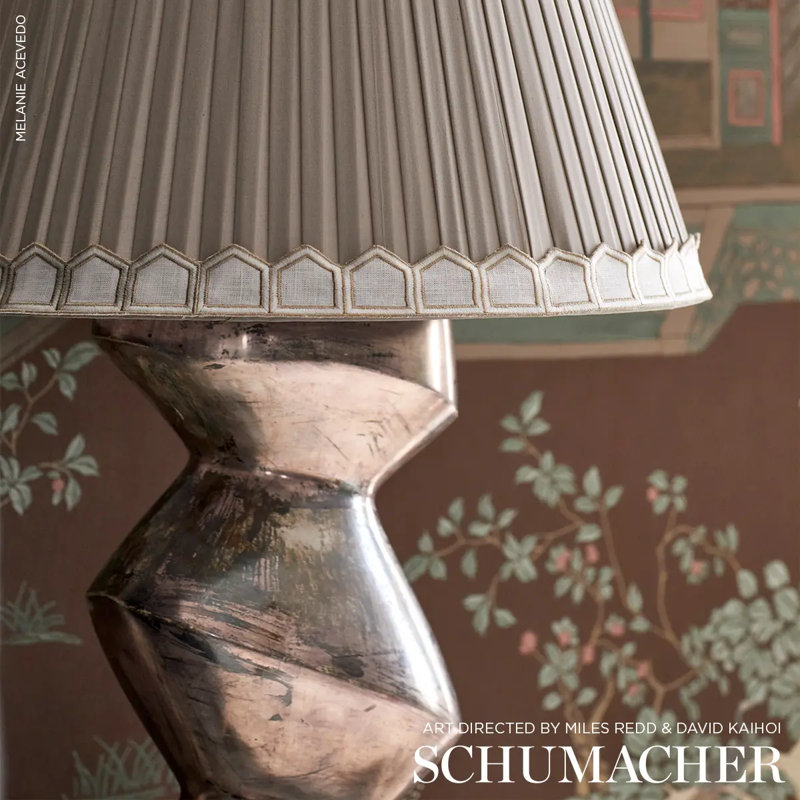 Schumacher x David Kaihoi Honeycomb Trim, Ivory