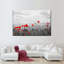 «Poppies Red Poppy Field Pop», reproduction sur toile-92518945
