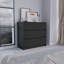  Commode 3 tiroirs 34 "noire