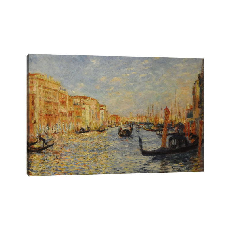 Grand Canal Venice by Pierre-Auguste Renoir - Wrapped Canvas Painting, 66.04 cm H x 45.72 cm W x 1.91 cm D