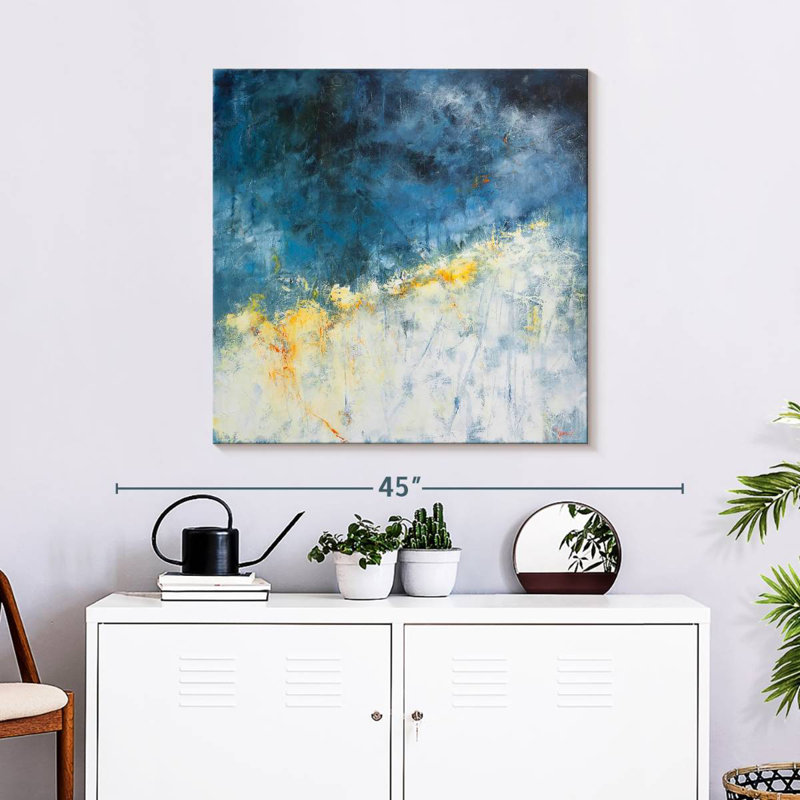 Avery Yellow Bloom, 30" H x 30" W