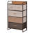 5-Drawer Fabric Dresser Tower with Steel Frame for Hallway,wood-1384560173