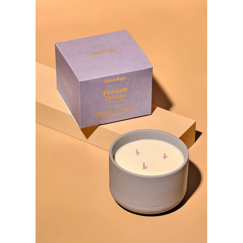 Bougie persane triple parfumée au thym