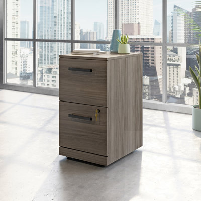 Armoire de bureau verrouillable en bois avec tiroirs