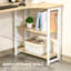 Cublington L-Shaped Metal Base Executive Desk