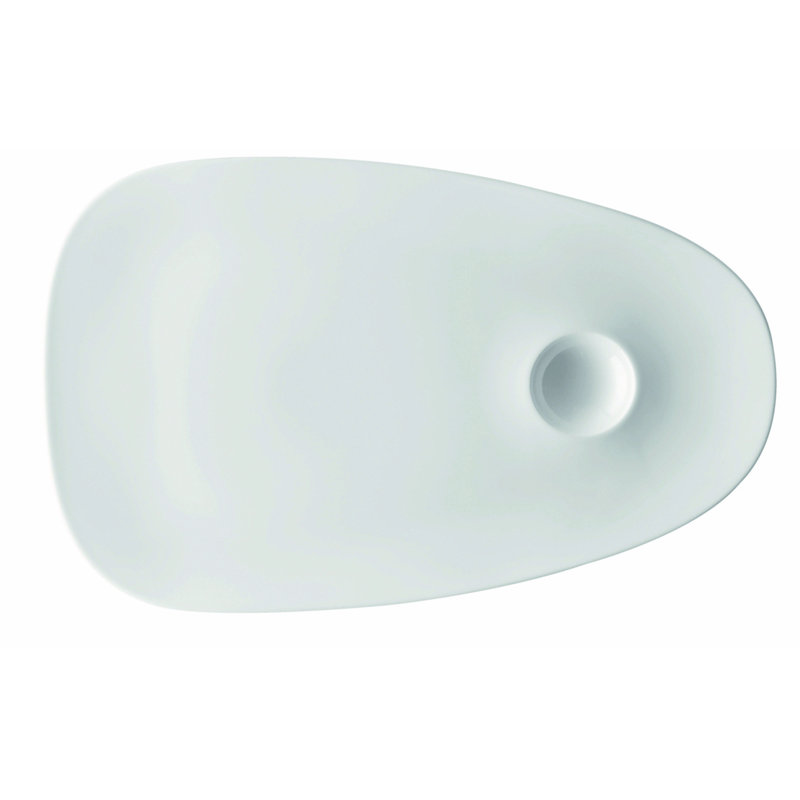 In.Gredienti Porcelain China Chips And Dip Platter