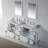84" Double Bathroom Vanity with Sink-49240134