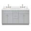 Ensemble de meuble-lavabo double 61 po Abell-330893940