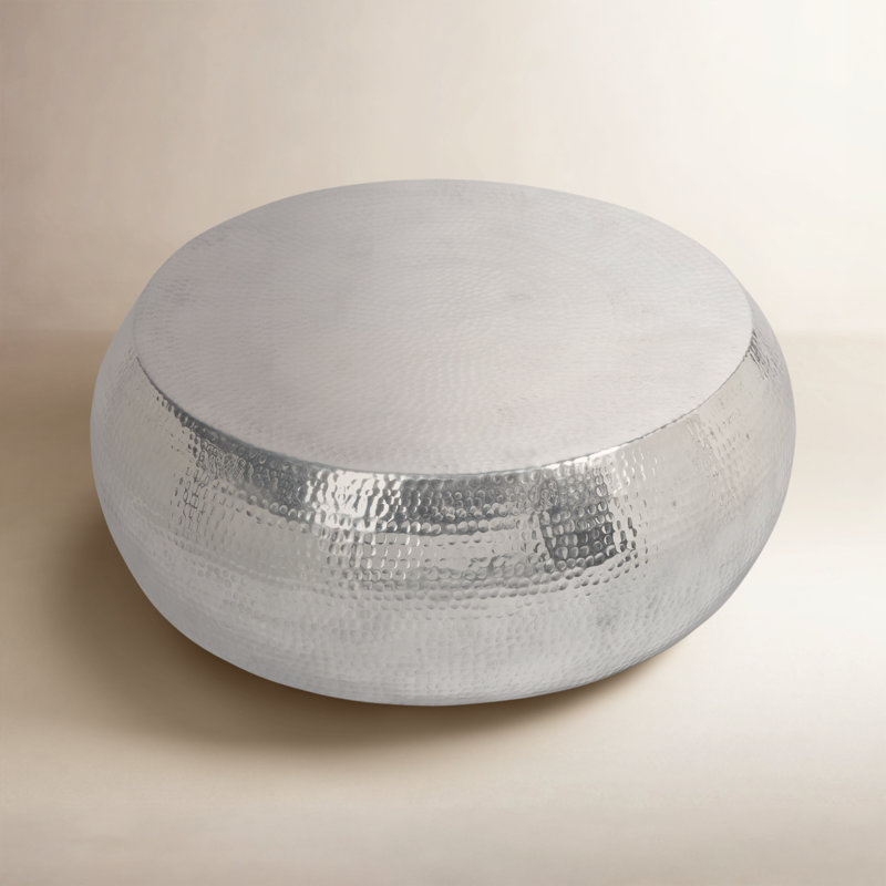 Tabla Coffee Table, Silver