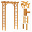 Tonnelle en bois l 55,1 po x P 23,6 po Garden Arch