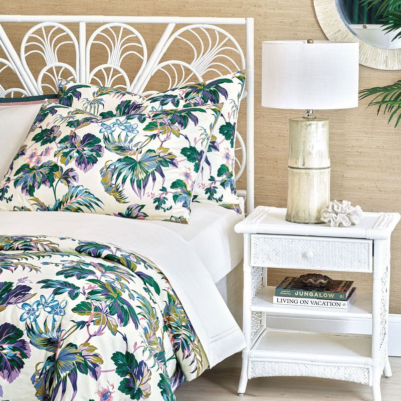 Izamar Cotton Floral Duvet Cover, Super Queen Duvet Cover
