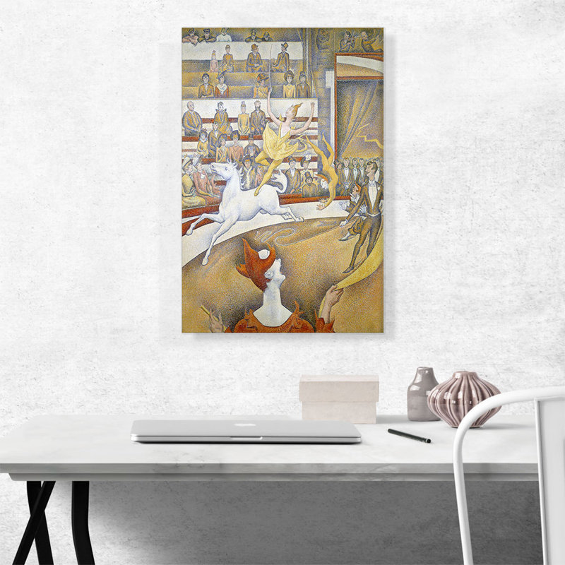«The Circus 1891» par Georges Seurat, reproduction d'art sur toile tendue, H 26 po x l 18 po x 1,5 po