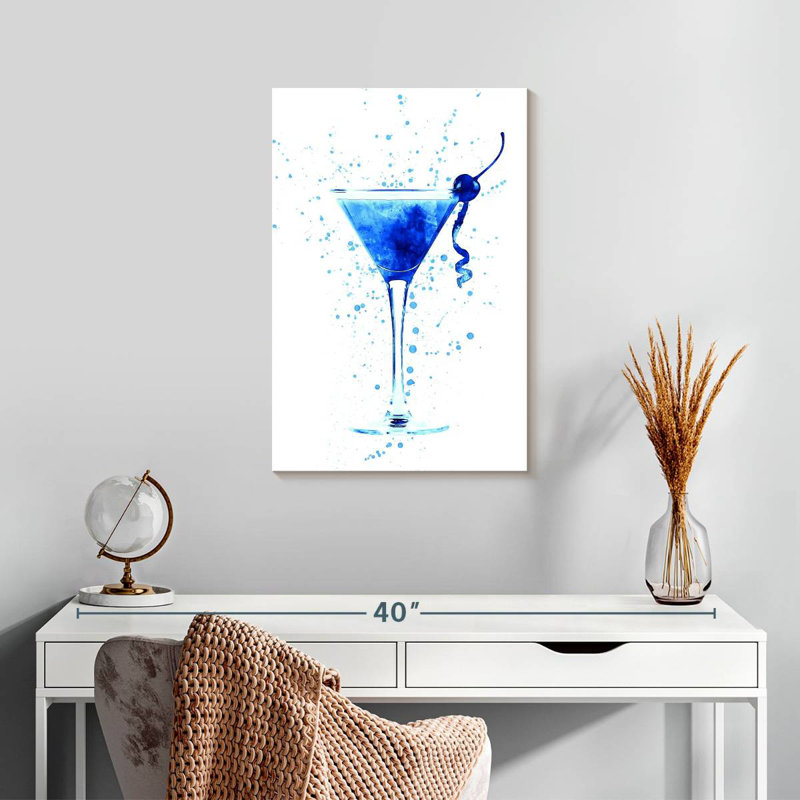 Yarlin Cocktail Drinks Glass WC I, 24" H x 16" W