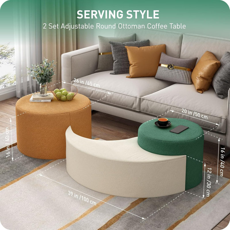 Ottoman Bench Set