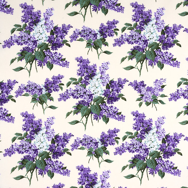 Tissu Schumacher x Johnson Hartig Proust's Lilacs, Mauve