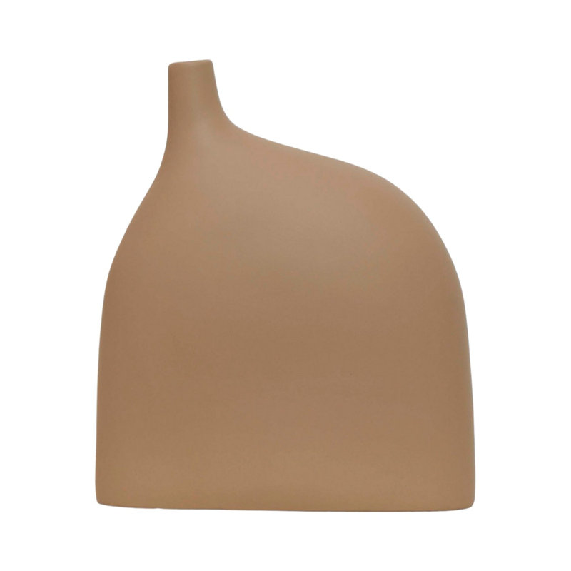 Cyna Ceramic / Porcelain Table Vase, Taupe