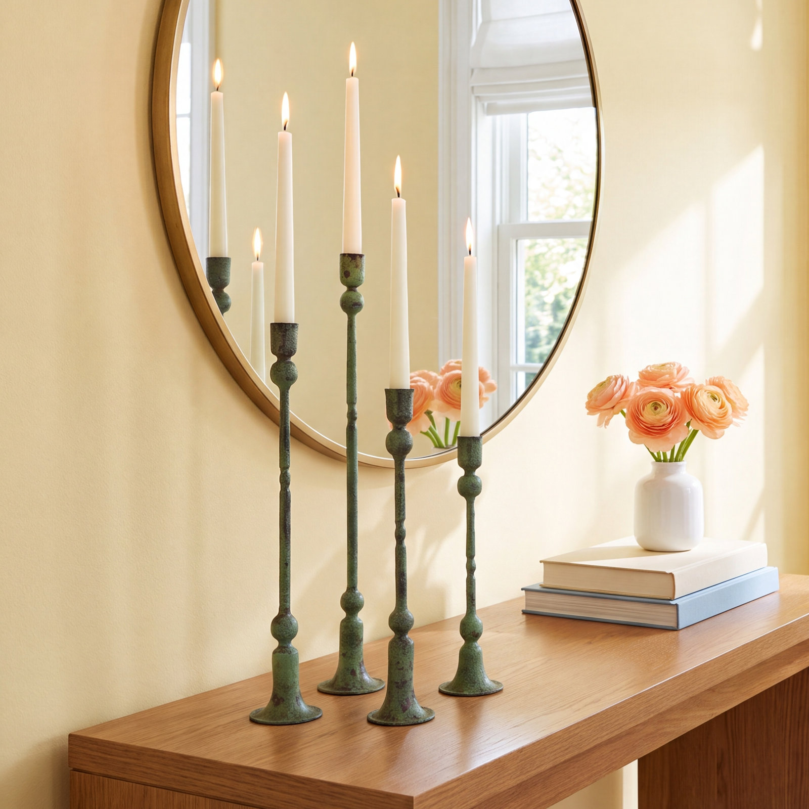 Ayres Iron Pillar Candle Holder