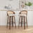 Templecorran Swivel Modern Swivel Counter & Bar Stools (Set Of 3)-1260338381-1260338416