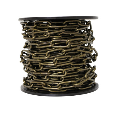 Chaîne décorative à maillons standard ou chaînette (65 pieds)