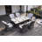 6 - Person Patio Conversation Set with Cushions-847463620-930599741
